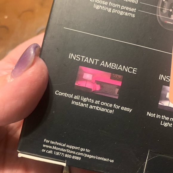 Monster Illuminessence LED Strip Light Starter Kit with Remote Control NEW - Picture 6 of 7